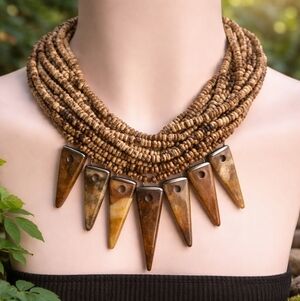 Melanie Signed Sterling 13 Strand Statement Necklace – 16”